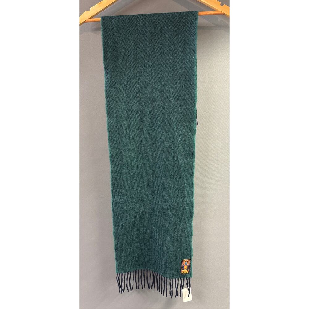 Vintage 100% cashmere fringe scarf made in West Germany.